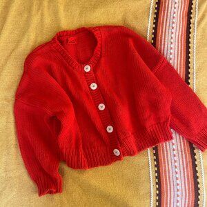 Babaa Cardi no.14 in Summer Flame
